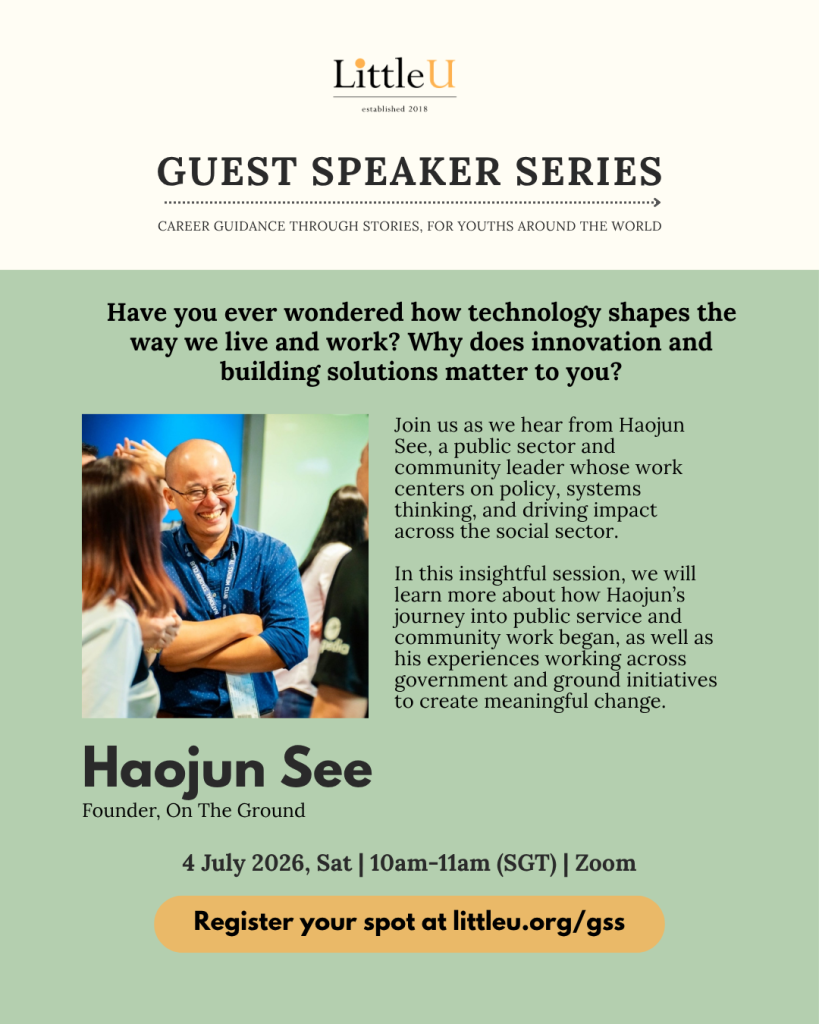 Joining Little U's Guest Speaker Series — 4 July